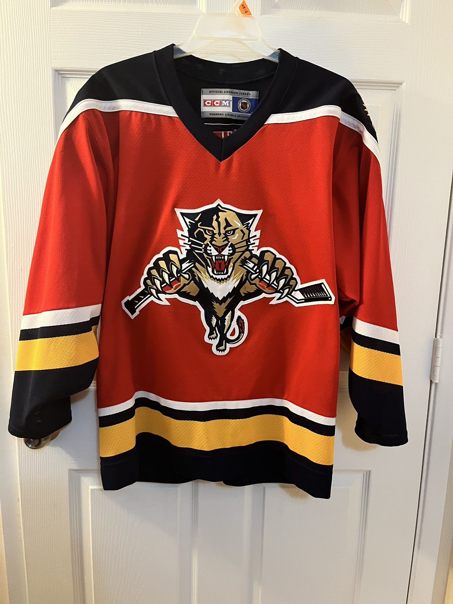 Original Florida Panthers Adult Large Jersey Autographed 