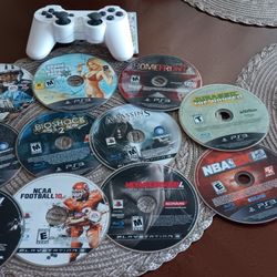 Games And Controler Ps3