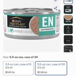Purina Pro Plan Veterinary Diets EN Gastroenteric Wet Cat Food, 5.5-oz can, case of 24