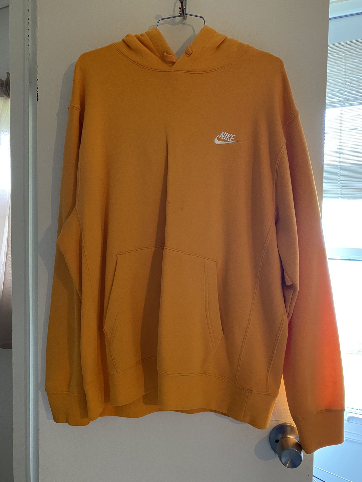 Yellow Nike Large Hoodie And Medium In The Pants