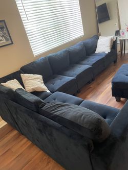Black Sectional Couch