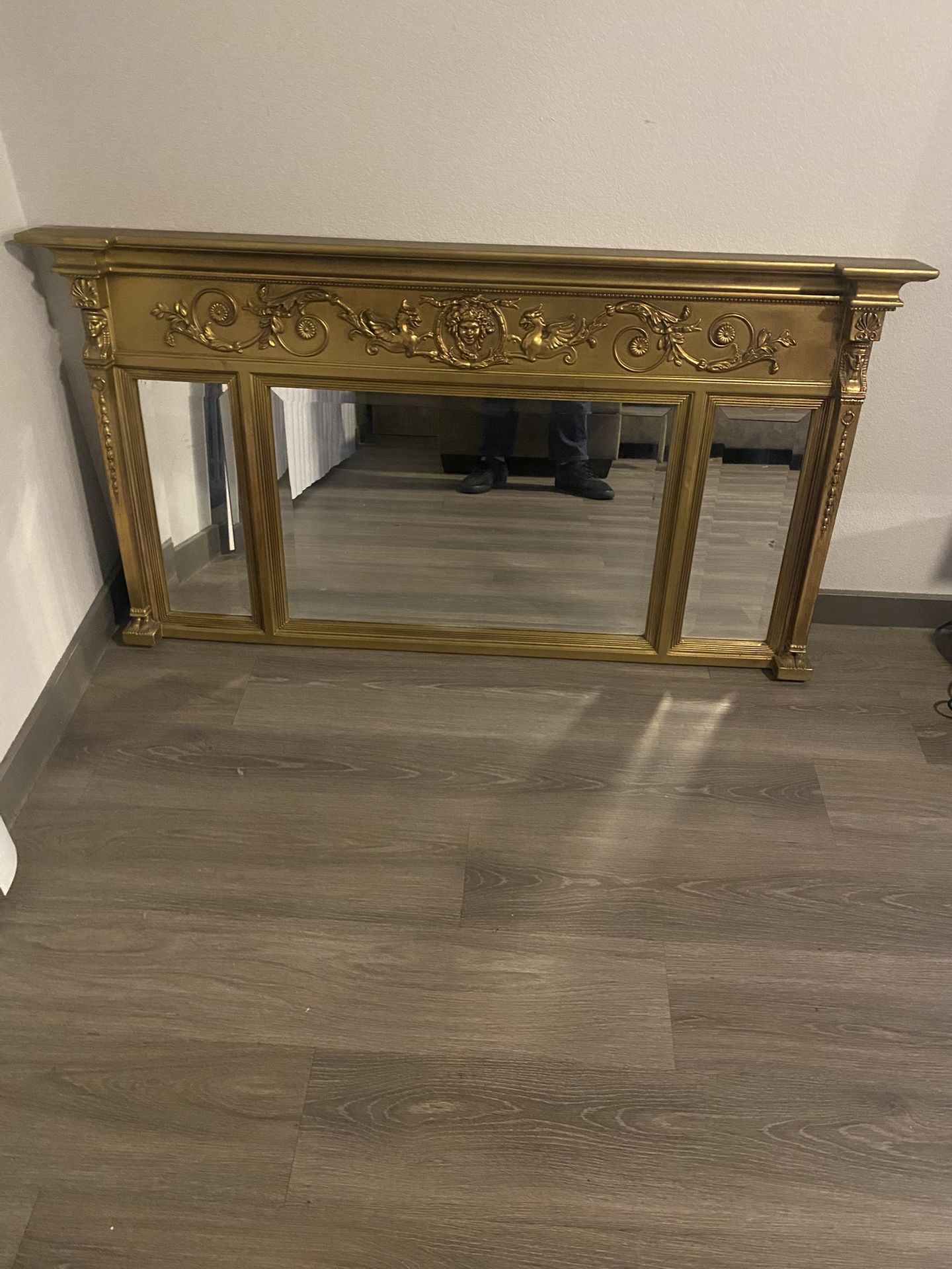 Mirror Mcm Gold Triptych Pharaoh