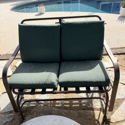 Outdoor Rocking Bench 