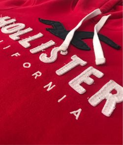 Red Hollister hoodie