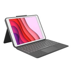 Logitech Combo Touch for iPad (7th and 8th Generation) Keyboard case with trackpad
