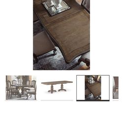 Ashley Dinning Table TOP ONLY Not Included Base