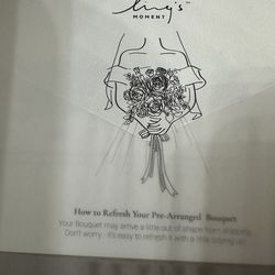 Wedding cascade bouquet by Lings moments NEW IN BOX