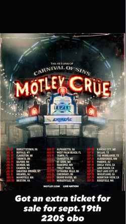 Motley Crue carnival of sins