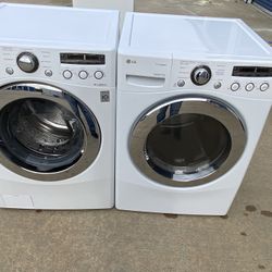 Lg Front Load Washer And Dryer Electric High Efficiency 
