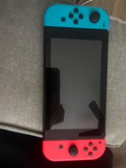 Nintendo Switch Neon Blue and Red