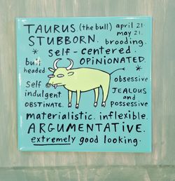 Taurus Horoscope / Astrology Ceramic Tile