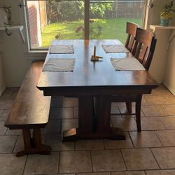 Wooden Table Set 