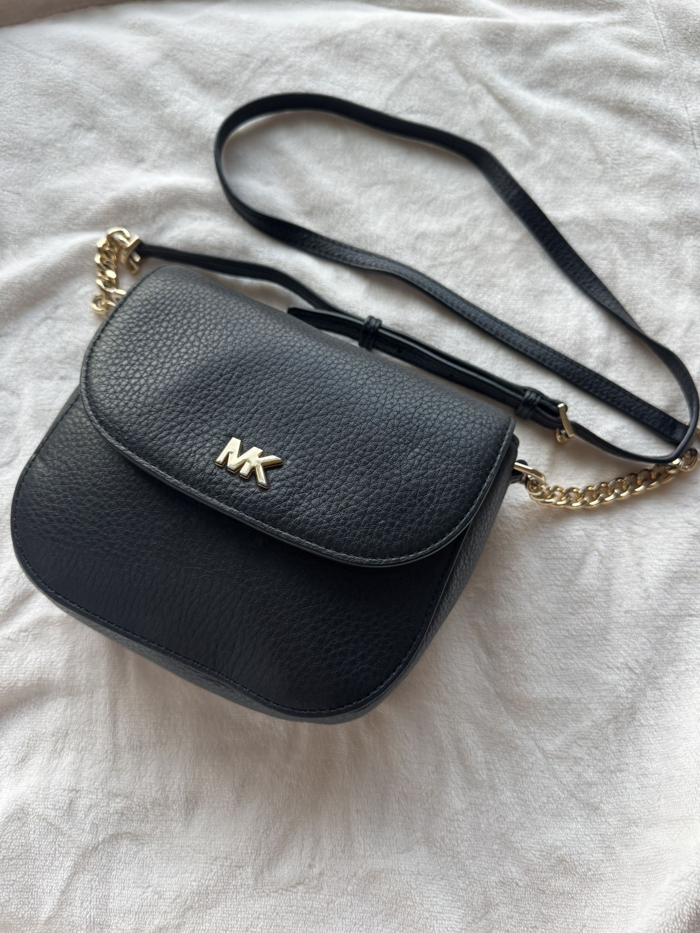 Michael Kors Mott Crossbody Bag- Black