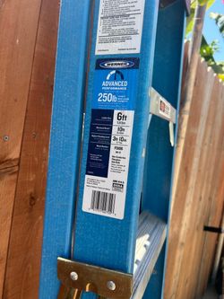 Werner 6-Foot Fiberglass Step Ladder — 250-lb Rating