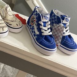 Blue Baby Vans Size 5