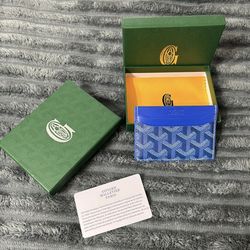 Blue Goyard Wallet