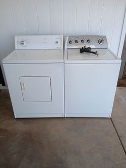 WASHER AND DRYER.