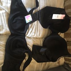 New With Tags Black Bras Only $20 Each Firm