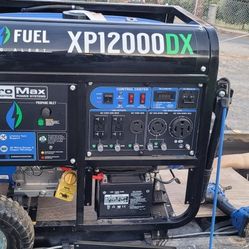Brand New DuroMax 12000DX Dual Fuel Generator With All Included Attachments And Original Paperwork