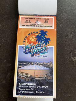NCCA Final Four 1999 Ticket