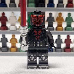 Lego Star Wars SW1155 Darth Maul Printed Legs with Silver Armor From Set 75310 Minifigure 