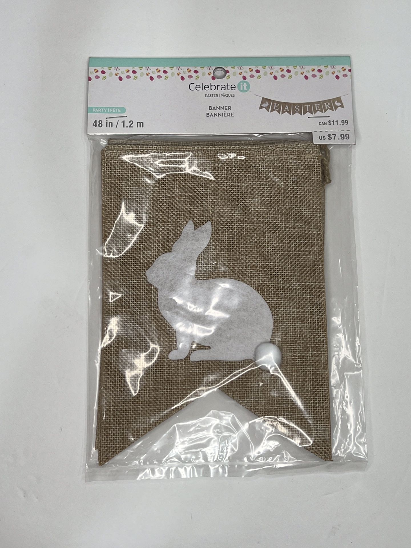 Easter Burlap Bunny Banner 