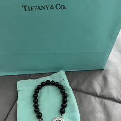 Tiffany Bracelet ( Black Beads) $450