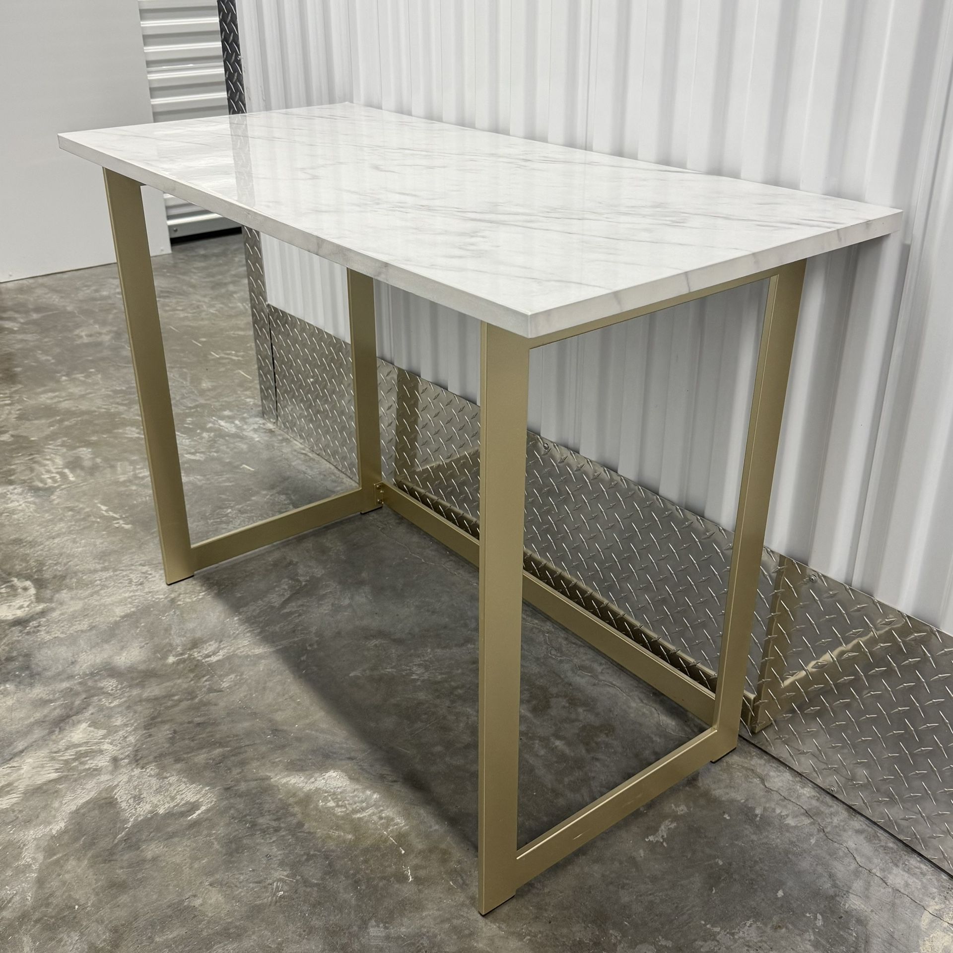 White Marble Desk