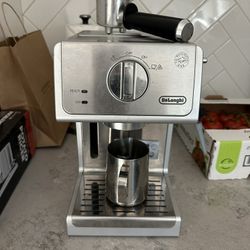 DeLonghi Espressos Coffee Machine With Many Functions Used For A Month