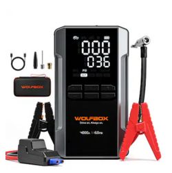 WOLFBOX - 4000A Jump Starter with 160PSI