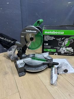 Metabo HPT 10" Single Bevel Compound Miter Saw C10FCG2M