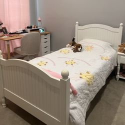 Pottery Barn Kids Catalina Twin Bed + Guardrail