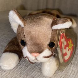 Beanie Baby Pounce TY PVC Pellets RARE!