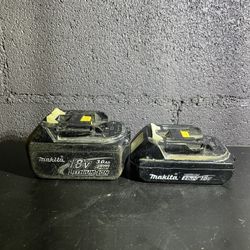 Makita Batteries Used 