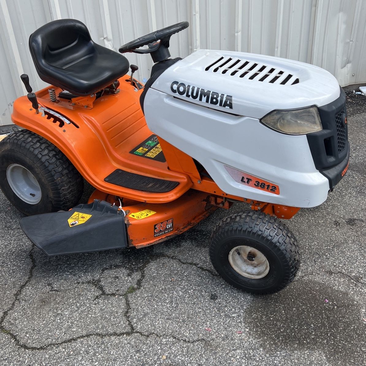 Columbia riding mower new arrivals