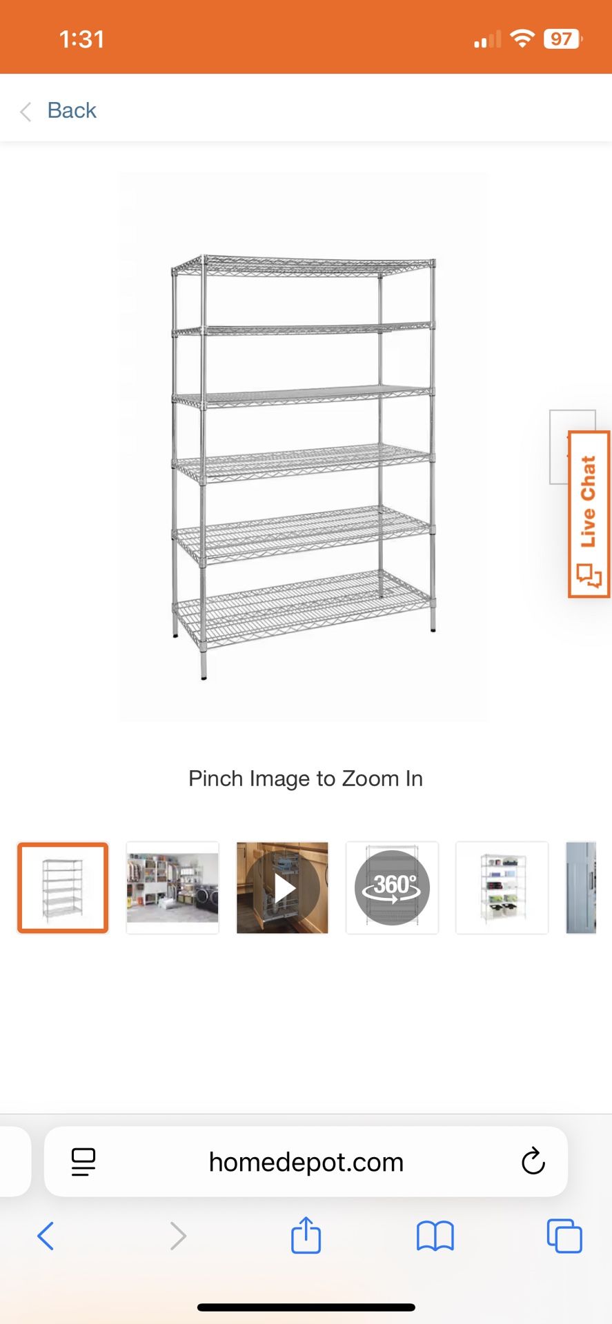 Heavy Duty Metal Rack