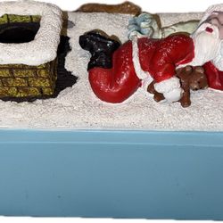 Vintage Santa Tissue Box
