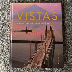Vistas 5th Edition Spanish Textbook