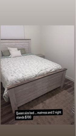 Queen bed