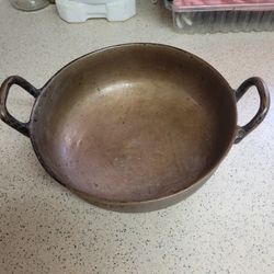 Vintage Copper an gratin pan, maked country kitchen. (W8.5"×H3")