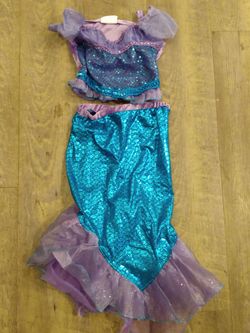 Mermaid Dress Up Play Dress Size 5-6