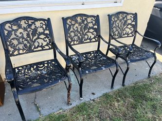 Cast Iron Lawn Chairs 3 