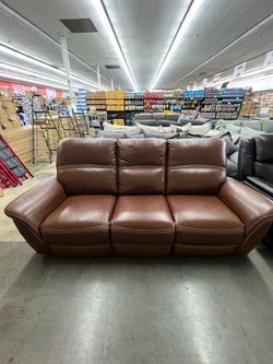 Olivia Leather Power Reclining Sofa Power Headrest