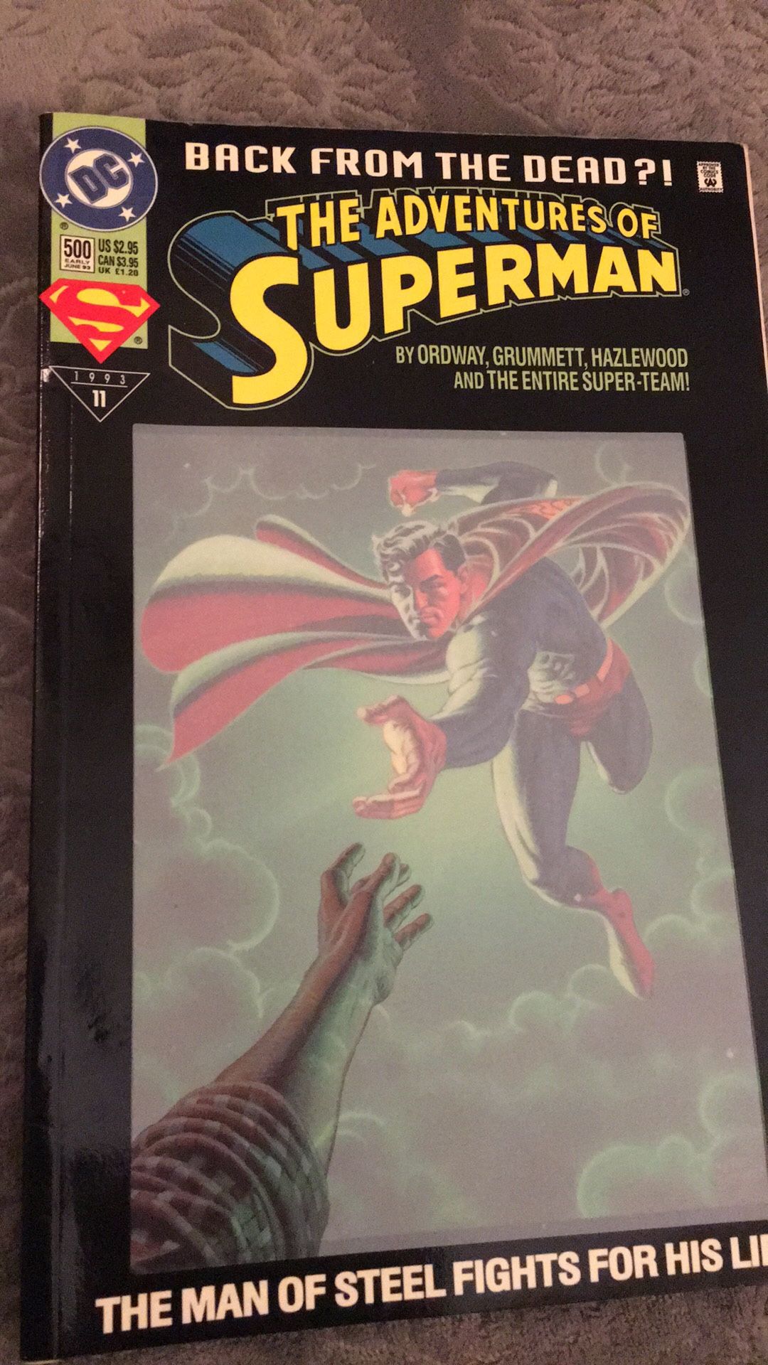 Back From The dead-Adventures Of Superman Comic Book