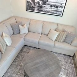 ASHLEY TAN SECTIONAL (YES IT'S AVAILABLE) 