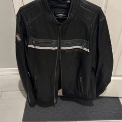 Men’s Llano Coolcore Reflective Leather Jacket
