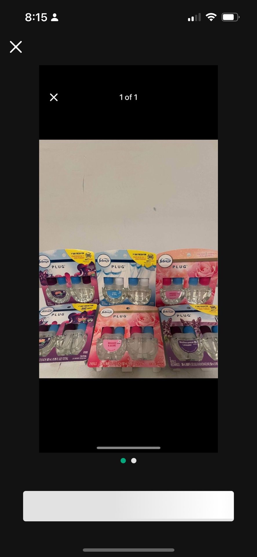 Febreeze Plug refill $9 Each