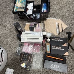 Elite PMU & Airbrush Artist Kit – FYT Cartridges, Pro Machines, Pigments & Tools ($3,500+ Value)