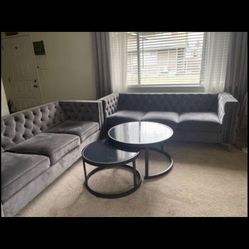 Furniture Set Living Room (Velvet)