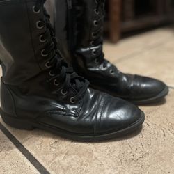 Girls Combat Boots